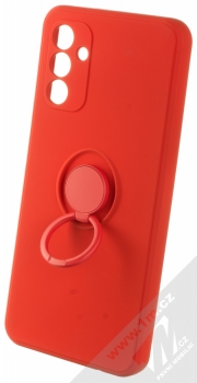 1Mcz Grip Ring Skinny ochranný kryt s držákem na prst pro Samsung Galaxy A13 5G červená (red) držák