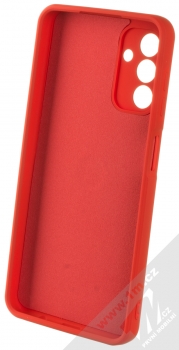 1Mcz Grip Ring Skinny ochranný kryt s držákem na prst pro Samsung Galaxy A13 5G červená (red) zepředu