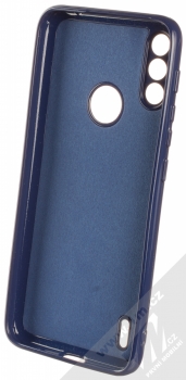 1Mcz Jelly Skinny TPU ochranný kryt pro Motorola Moto E7 Power, Moto E7i Power tmavě modrá (navy blue) zepředu