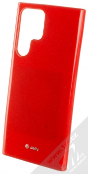 1Mcz Jelly TPU ochranný kryt pro Samsung Galaxy S22 Ultra 5G červená (red)