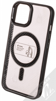 1Mcz MagCarbon ochranný kryt s MagSafe pro Apple iPhone 14 černá (black)
