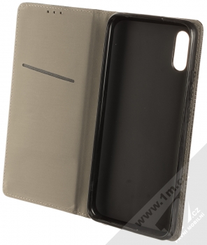 1Mcz Magnet Book Color flipové pouzdro pro Xiaomi Redmi 9A, Redmi 9AT černá (black) otevřené