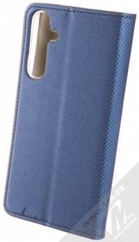 1Mcz Magnet Book flipové pouzdro pro Samsung Galaxy A55 tmavě modrá (dark blue) zezadu