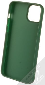 1Mcz Matt TPU ochranný silikonový kryt pro Apple iPhone 14 Plus tmavě zelená (forest green) zepředu