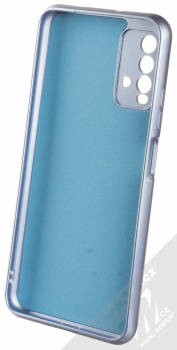 1Mcz Metallic TPU ochranný kryt pro Xiaomi Redmi 9T modrá (blue) zepředu