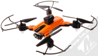 1Mcz S13 Dron s kamerami oranžová (orange) dron zepředu