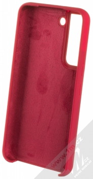 1Mcz Silicone ochranný kryt pro Samsung Galaxy S22 5G malinově růžová (raspberry pink) zepředu