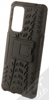 1Mcz Tread Stand odolný ochranný kryt se stojánkem pro OnePlus 9 celočerná (all black)