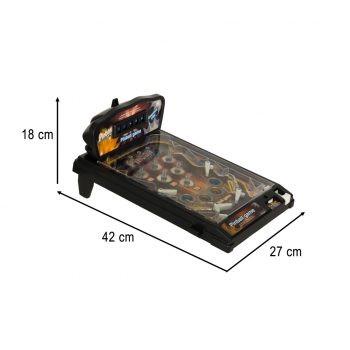 1Mcz Super Pinball 361 elektronická stolní hra se zvuky a světlem černá (black)