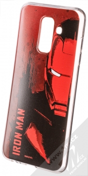 Marvel Iron Man 004 TPU ochranný silikonový kryt s motivem pro Samsung Galaxy A6 Plus (2018) červená (red)