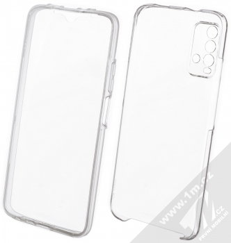 1Mcz 360 Full Cover sada ochranných krytů pro Xiaomi Redmi 9T průhledná (transparent)