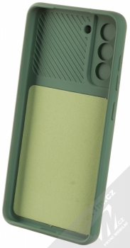 1Mcz CamShield Soft ochranný kryt pro Samsung Galaxy S21 FE šedozelená (grey green) zepředu