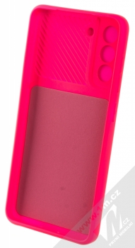 1Mcz CamShield Soft ochranný kryt pro Samsung Galaxy S21 FE sytě růžová (hot pink) zepředu