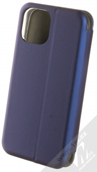 1Mcz Elegance Book flipové pouzdro pro Apple iPhone 13 mini tmavě modrá (dark blue) zezadu