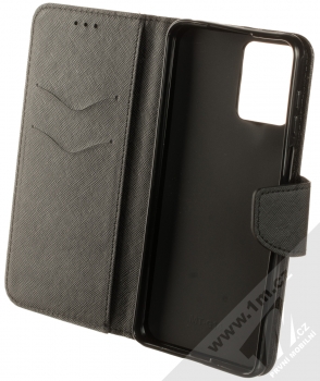 1Mcz Fancy Book flipové pouzdro pro Motorola Moto G14 černá (black) otevřené