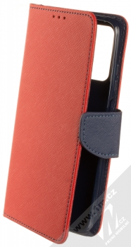 1Mcz Fancy Book flipové pouzdro pro Xiaomi Redmi 10 červená modrá (red blue)