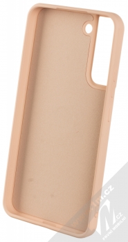 1Mcz Grip Ring B-Skinny ochranný kryt s držákem na prst pro Samsung Galaxy S22 Plus 5G světle růžová (powder pink) zepředu