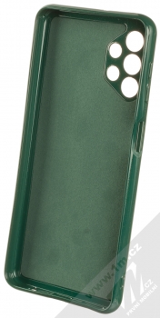 1Mcz Jelly Skinny TPU ochranný kryt pro Samsung Galaxy A32 5G tmavě zelená (forest green) zepředu