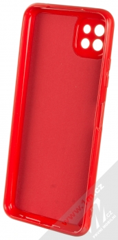 1Mcz Jelly TPU ochranný kryt pro Samsung Galaxy A22 5G červená (red) zepředu