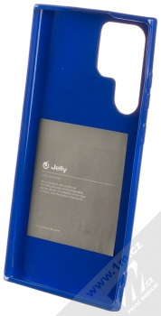 1Mcz Jelly TPU ochranný kryt pro Samsung Galaxy S22 Ultra 5G tmavě modrá (navy blue) zepředu