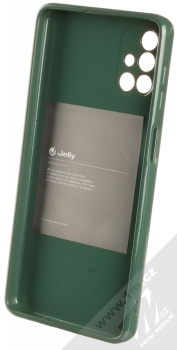 1Mcz Jelly TPU ochranný kryt pro Samsung Galaxy M51 tmavě zelená (dark green) zepředu