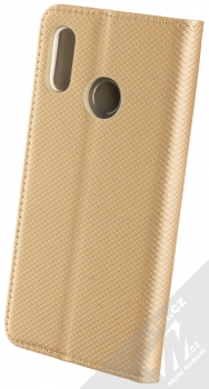 1Mcz Magnet Book flipové pouzdro pro Huawei P20 Lite zlatá (gold) zezadu
