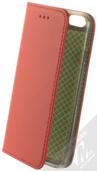 1Mcz Magnet Book flipové pouzdro pro Apple iPhone 6, iPhone 6S červená (red)