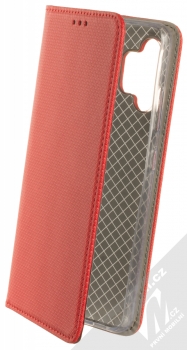 1Mcz Magnet Book flipové pouzdro pro Samsung Galaxy A32 červená (red)