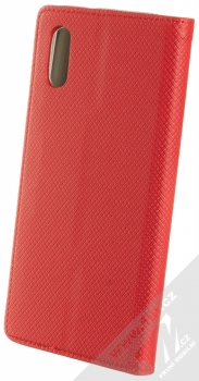 1Mcz Magnet Book flipové pouzdro pro Xiaomi Redmi 9A, Redmi 9AT červená (red) zezadu