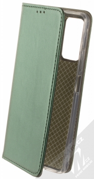 1Mcz Magnetic Book flipové pouzdro pro Xiaomi Redmi Note 11 Pro 4G (Global version), Redmi Note 11 Pro 5G (Global version) tmavě zelená (dark green)