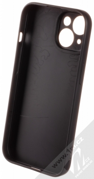 1Mcz Matt Skinny TPU ochranný silikonový kryt pro Apple iPhone 15 černá (black) zepředu