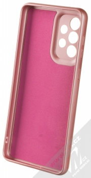 1Mcz Metallic TPU ochranný kryt pro Samsung Galaxy A33 5G růžová (pink) zepředu