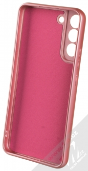 1Mcz Metallic TPU ochranný kryt pro Samsung Galaxy S22 Plus 5G růžová (pink) zepředu