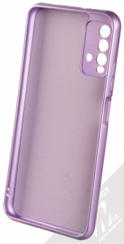 1Mcz Metallic TPU ochranný kryt pro Xiaomi Redmi 9T fialová (violet) zepředu