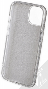 1Mcz Shining TPU třpytivý ochranný kryt pro Apple iPhone 13 stříbrná (silver) zepředu