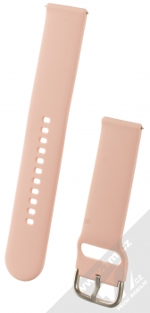 1Mcz TYS Silikonový sportovní řemínek s univerzální osičkou 22mm světle růžová (light pink)