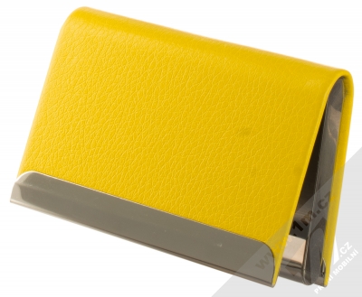 1Mcz Vizitkář Leather Pokovený žlutá (yellow)