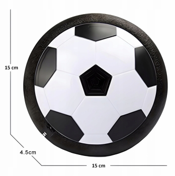 1Mcz Hover Ball pozemní míč 18cm bílá černá (white black)