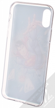 DC Comics Superman 005 TPU ochranný silikonový kryt s motivem pro Apple iPhone X, iPhone XS modrá (blue) zepředu