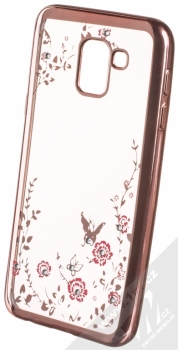 Forcell Diamond TPU ochranný kryt pro Samsung Galaxy J6 (2018) růžově zlatá (rose gold)