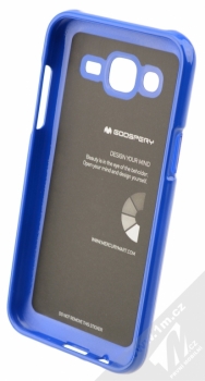 Goospery Jelly Case TPU ochranný silikonový kryt pro Samsung Galaxy J5 tmavě modrá (dark blue) zepředu