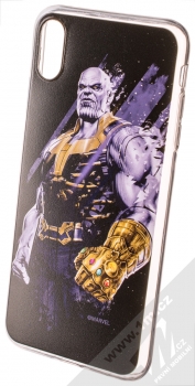 Marvel Thanos 003 TPU ochranný silikonový kryt s motivem pro Apple iPhone XS Max černá (black)