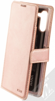 Molan Cano Issue Diary flipové pouzdro pro Samsung Galaxy Note 10 růžově zlatá (rose gold)