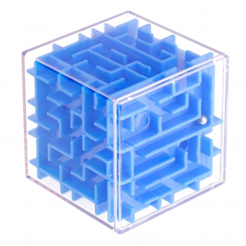 1Mcz 3D kostka labyrint Cube Run 7109 modrá (blue)