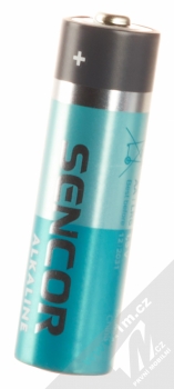 Sencor SBA LR6 10BP AA ALK alkalické tužkové baterie AA LR06 10ks tyrkysová tmavě šedá (turquoise dark grey) baterie
