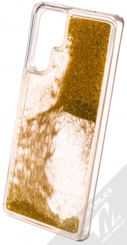 Sligo Liquid Pearl Full ochranný kryt s přesýpacím efektem třpytek pro Huawei P30 Pro zlatá (gold) animace 1