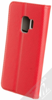 Sligo Smart Magnet flipové pouzdro pro Samsung Galaxy S9 červená (red) zezadu