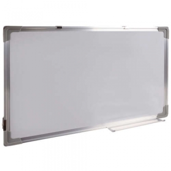 1Mcz Magnetická tabule 90 x 60 cm s magnety, fixy a houbičkou bílá (white)