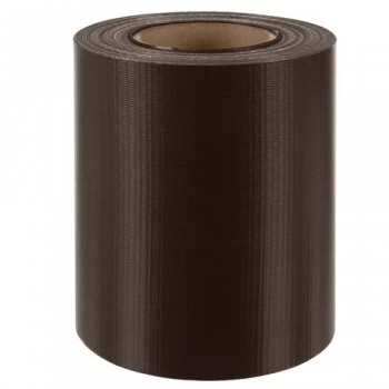 1Mcz Plotová páska, stínící textilie na oplocení 19cm x 35m 450g/m2 včetně 25ks spon hnědá (brown)