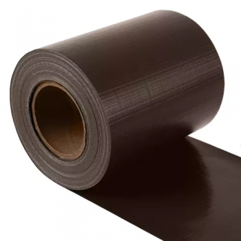 1Mcz Plotová páska, stínící textilie na oplocení 19cm x 35m 450g/m2 včetně 25ks spon hnědá (brown)